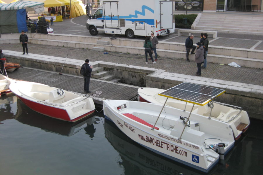 A Portogruaro la barca elettrica accessibile a tutti – Daniele Marson